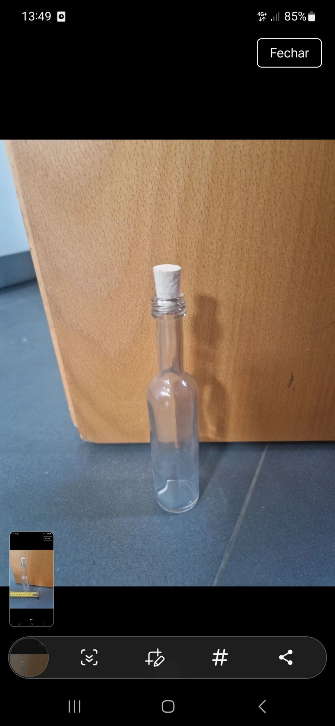 Lote de 21 mini botellas de vidrio con tapón – photo 4
